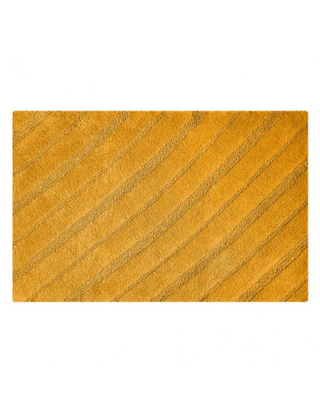 Tappeto bagno Quarzo Bianco 17669 DIAGONALE Giallo