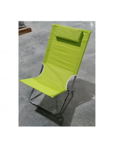 Spiaggina Amicasa SBC009 Lux Pieghevole Verde