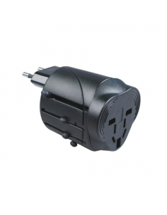 Adattatore da viaggio Poly Pool PP0430 Nero Nero