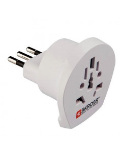 Adattatore da viaggio Poly Pool PP0444 Bianco Bianco