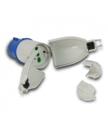 Adattatore elettrico Fanton 73020 Convertspina Grigio e Blu Grigio e B