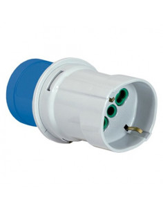 Adattatore elettrico Fanton 73100 Blu e Bianco Blu e Bianco