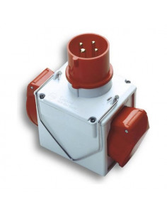 Adattatore elettrico Fanton 73111 Rosso e Bianco Rosso e Bianco