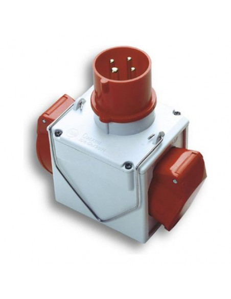 Adattatore elettrico Fanton 73111 Rosso e Bianco Rosso e Bianco