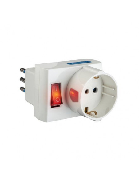 Adattatore elettrico Poly Pool PP2380 Bianco Bianco