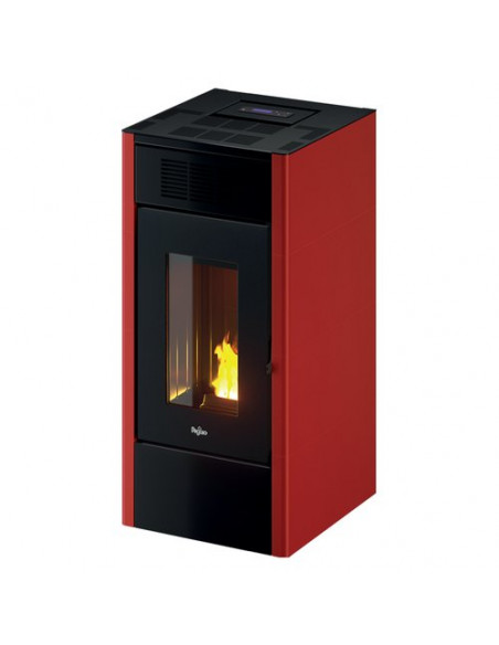 Stufa pellet Pegaso 7020022 SABA 14 Rosso
