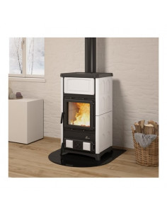 Stufa legna Nordica 7112710 CONCITA 2.0 Bianco infinity