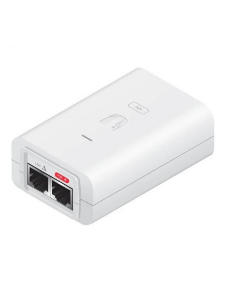ADATTATORE POE INJECTOR UBIQUITI POE-24 POE INJECTOR,24VDC 1A, 24W, Gbit - POE-24-24W-G-WH-EU