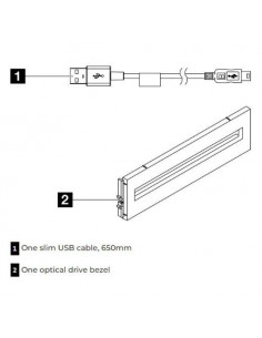 ST650 V2V3 Optical Disk Drive Cable Kit 4Z57A16101