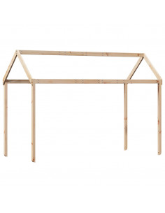 Tetto per Letto Bambini 217x95,5x159 cm Legno Massello di Pino
