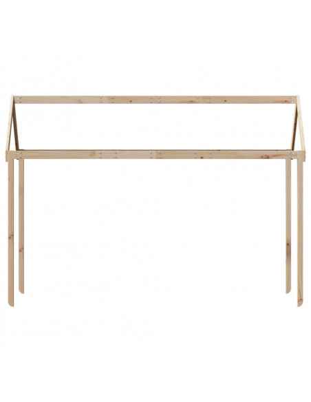 Tetto per Letto Bambini 217x95,5x159 cm Legno Massello di Pino