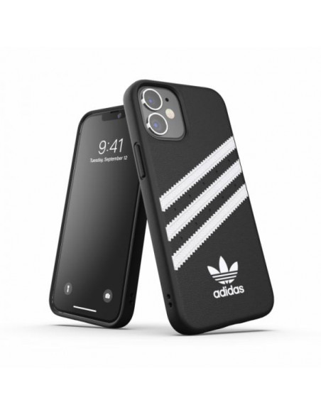 Adidas 3-Stripes custodia per cellulare 13,7 cm (5.4") Cover Nero, Bianco