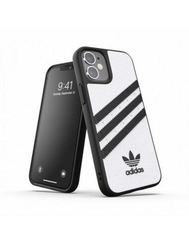 Adidas 3-Stripes custodia per cellulare 13,7 cm (5.4") Cover Nero, Bianco