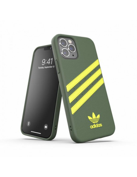 Adidas 3-Stripes custodia per cellulare 15,5 cm (6.1") Cover Verde, Giallo
