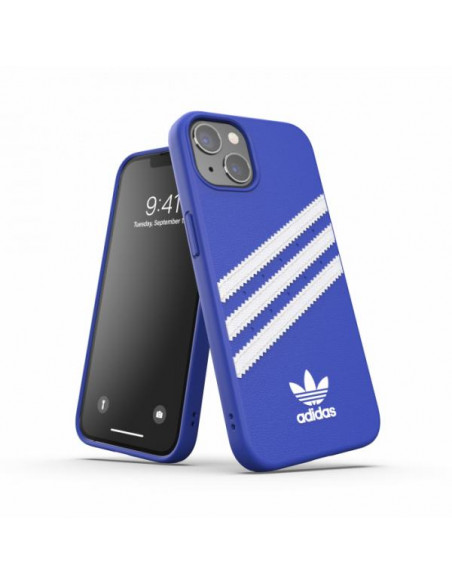 Adidas 47116 custodia per cellulare 15,5 cm (6.1") Cover Blu, Bianco