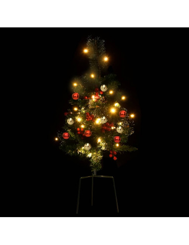 Alberi di Natale Artificiale per Viali 2 pz 76 cm in PVC