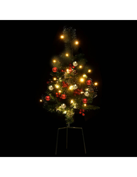 Alberi di Natale Artificiale per Viali 2 pz 76 cm in PVC