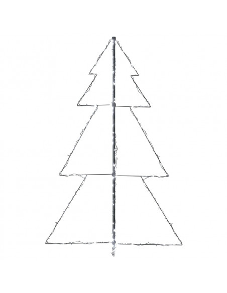 Albero di Natale a Cono 200 LED per Interni Esterni 98x150 cm