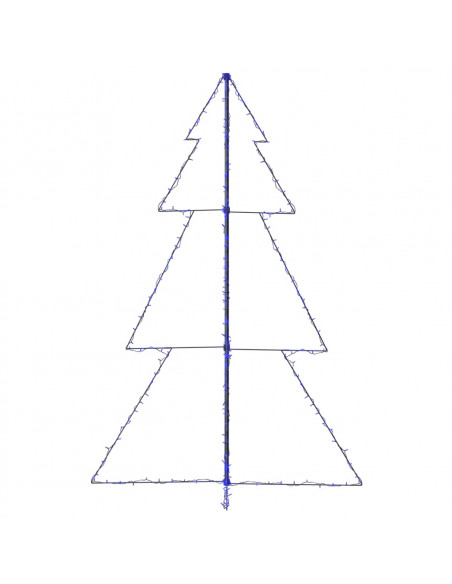 Albero di Natale a Cono 240 LED per Interni Esterni 118x180 cm