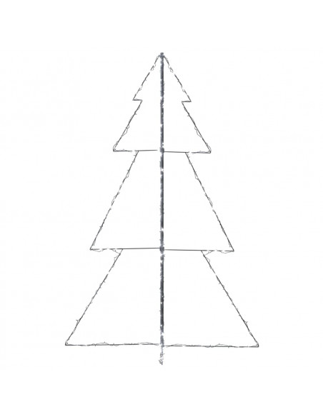 Albero di Natale a Cono 240 LED per Interni Esterni 118x180 cm