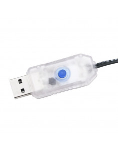 Albero di Natale a Cono 300 LED per Interni Esterni 120x220 cm