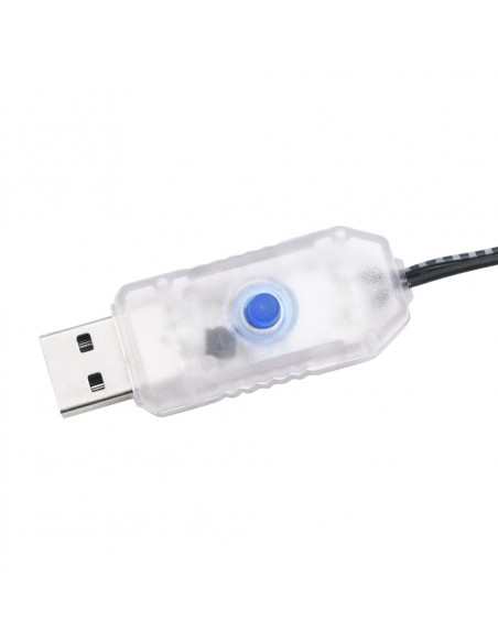 Albero di Natale a Cono 360 LED per Interni Esterni 143x250 cm