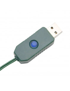 Albero di Natale a Cono Bianco Freddo 200 LED 70x180 cm