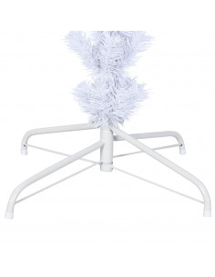 Albero di Natale Artificiale Capovolto con Base Bianco 180 cm