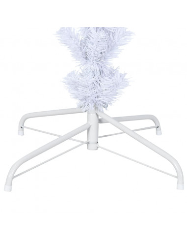 Albero di Natale Artificiale Capovolto con Base Bianco 180 cm