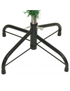 Albero di Natale Artificiale Capovolto con Supporto Verde 120 cm PVC