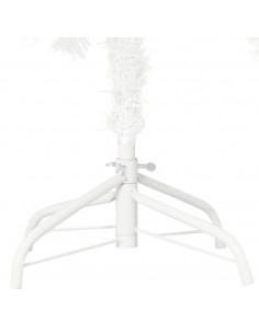 Albero di Natale Artificiale con Aghi Realistici Bianco 120 cm