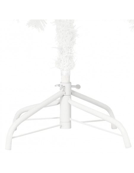 Albero di Natale Artificiale con Aghi Realistici Bianco 120 cm