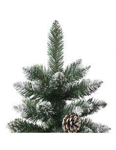 Albero di Natale Artificiale con Base Verde 180 cm PVC
