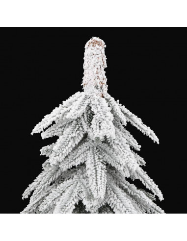 Albero di Natale Artificiale con Neve Fioccata 210 cm