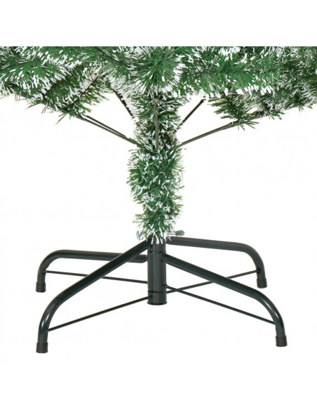 Albero di Natale Artificiale con Neve Fioccata Verde 180 cm