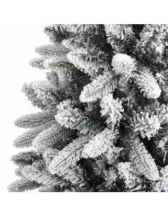 Albero di Natale Artificiale con Neve Floccata 120 cm PVC e PE