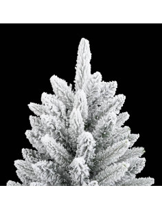 Albero di Natale Artificiale con Neve Floccata 210 cm PVC e PE