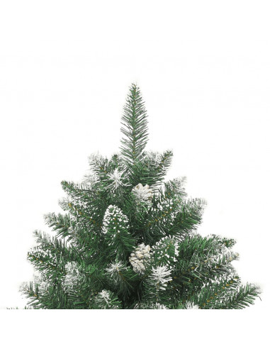 Albero di Natale Artificiale con Base 210 cm PVC