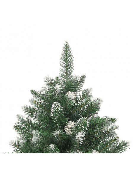 Albero di Natale Artificiale con Base 210 cm PVC