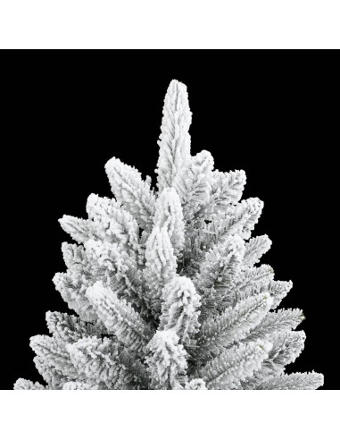 Albero di Natale Artificiale con Neve Floccata 240 cm PVC e PE