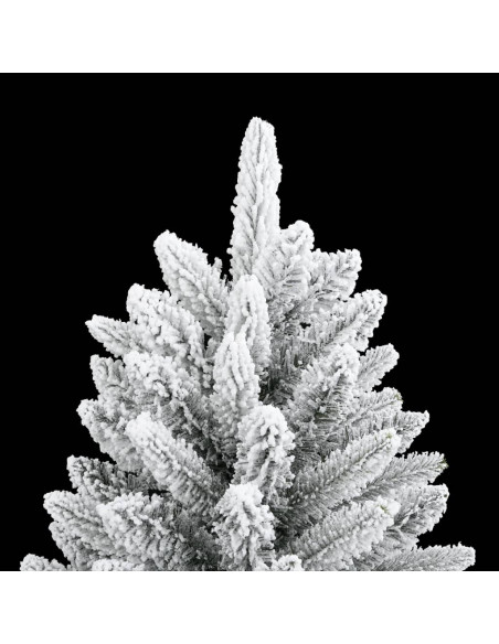Albero di Natale Artificiale con Neve Floccata 240 cm PVC e PE