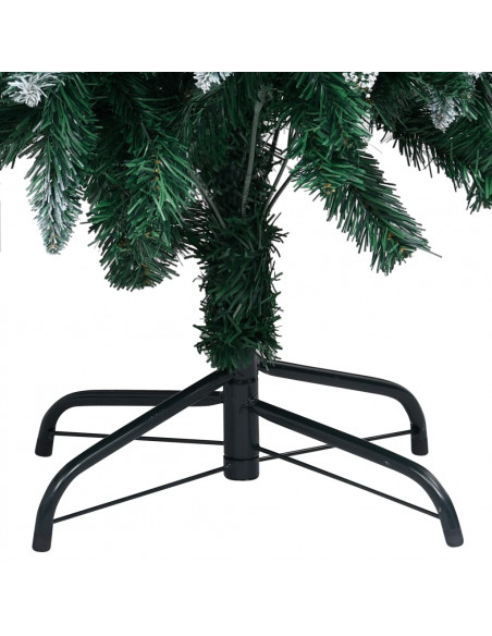 Albero di Natale Artificiale con Pigne e Neve Bianca 180 cm