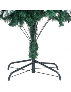 Albero di Natale Artificiale con Pigne e Neve Bianca 210 cm