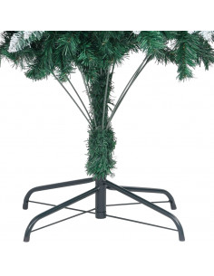 Albero di Natale Artificiale con Pigne e Neve Bianca 240 cm