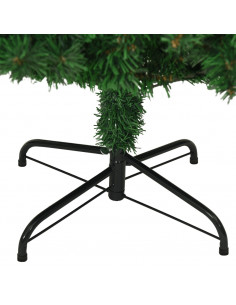 Albero di Natale Artificiale con Rami Spessi Verde 240 cm PVC