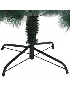 Albero di Natale Artificiale con Supporto Verde 180 cm PET