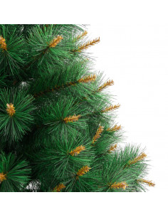 Albero di Natale Artificiale Incernierato con Base 150 cm