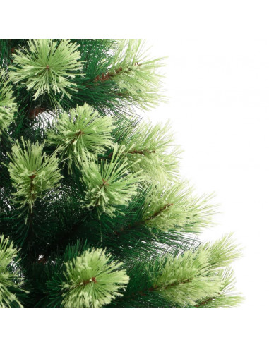 Albero di Natale Artificiale Incernierato con Base 180 cm