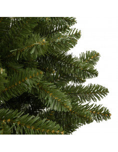 Albero di Natale Artificiale Incernierato con Base Verde 240 cm