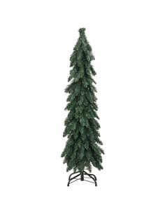Albero di Natale Artificiale Preilluminato con 60 LED 120 cm